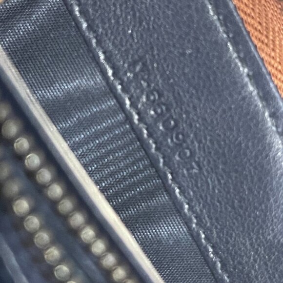 Ferragamo 66-0907/02 Men's Brown/Blue Leather Continental Travel Wallet - Picture 5 of 12